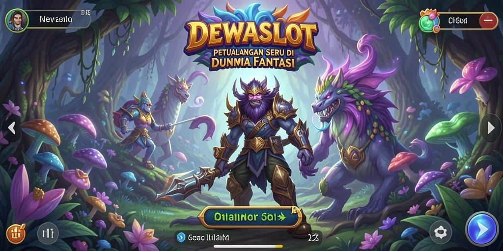 Tampilan gameplay menakjubkan dari DEWASLOT yang memukau.