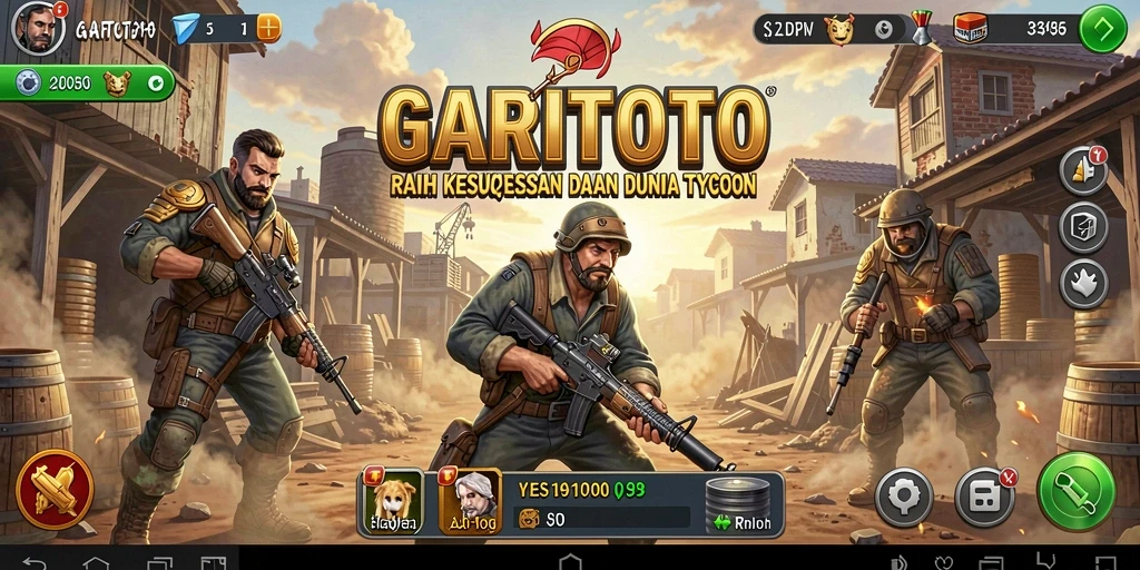 Tampilan gameplay yang menggambarkan strategi Tycoon yang mendalam.