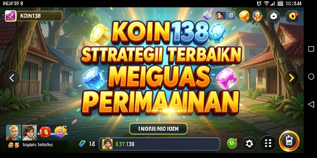 Tampilan gameplay menarik dalam KOIN138 menunjukkan pertarungan strategi.