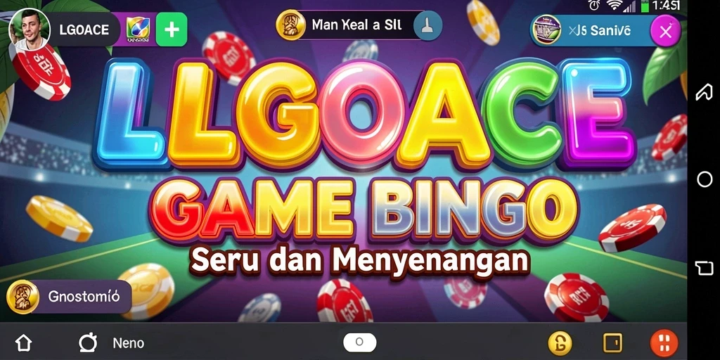 Tampilan gameplay Bingo yang menarik dalam LGOACE.