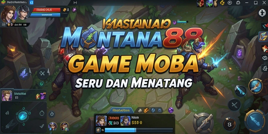Tangkapan layar dari gameplay MOBA MONTANA88 yang seru dan kompetitif.