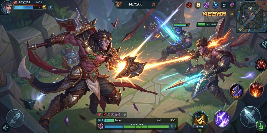 Tampilan menarik dari gameplay NEX288 yang penuh aksi.