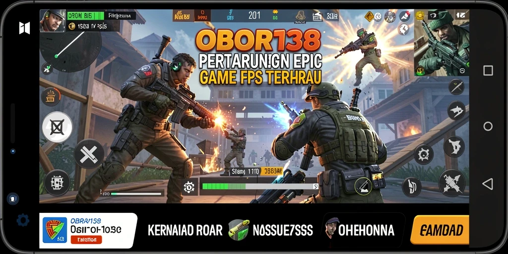 Gameplay seru dan menegangkan dalam OBOR138 RPG FPS.