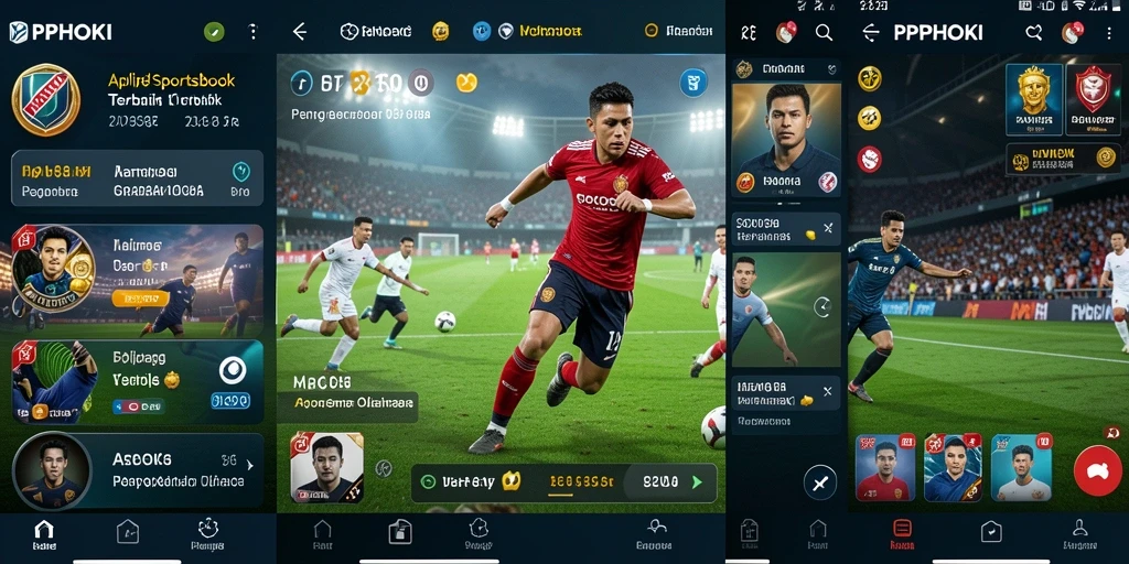 Tampilan screenshot <strong>PPHOKI</strong> menampilkan taruhan langsung dalam pertandingan olahraga.