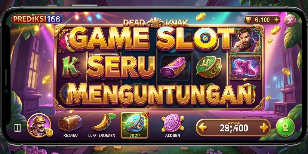 Tampilan gameplay Slot PREDIKSI168 yang penuh warna dan menarik.