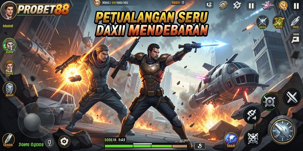 Gameplay mendebarkan dalam PROBET88 yang penuh aksi.