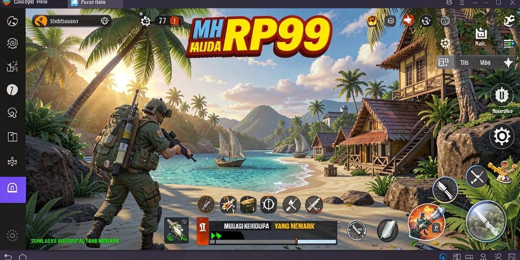 Tampilan gameplay RP99 yang imersif dan menarik.