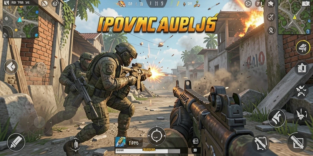 Screenshot gameplay RPOK menampilkan aksi pertempuran yang mendebarkan.