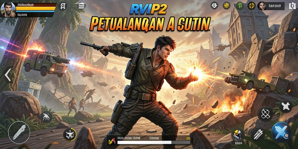 Tampilan menegangkan dari gameplay RVIP2 dengan aksi yang intens.