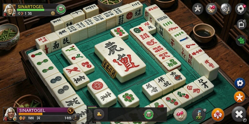 Gameplay menarik dan seru dari SINARTOGEL yang menampilkan Mahjong.