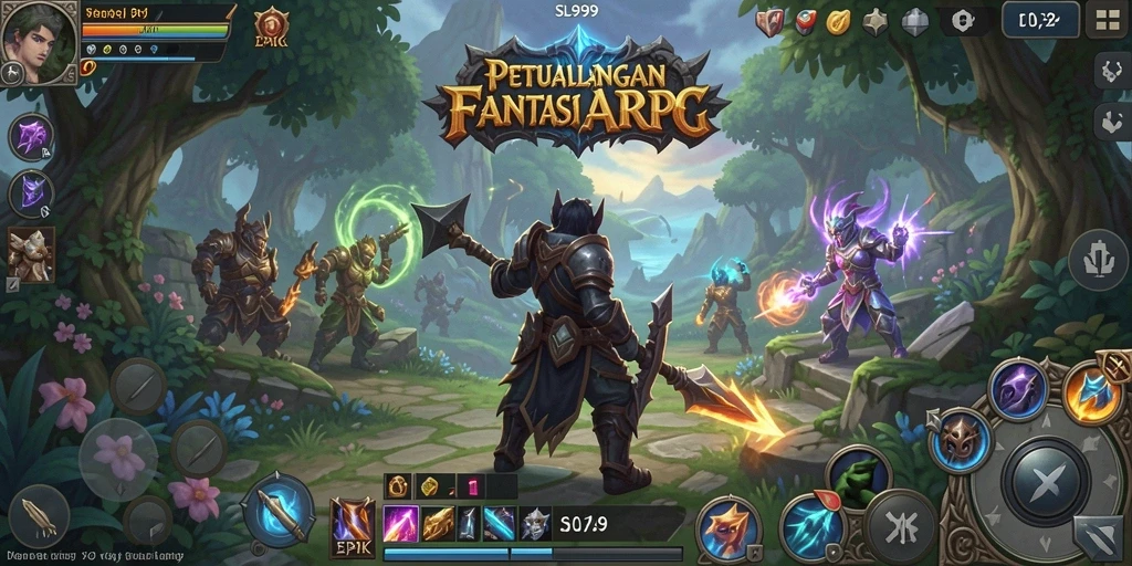 Gameplay seru dan menantang di SL999, penuh aksi ARPG.