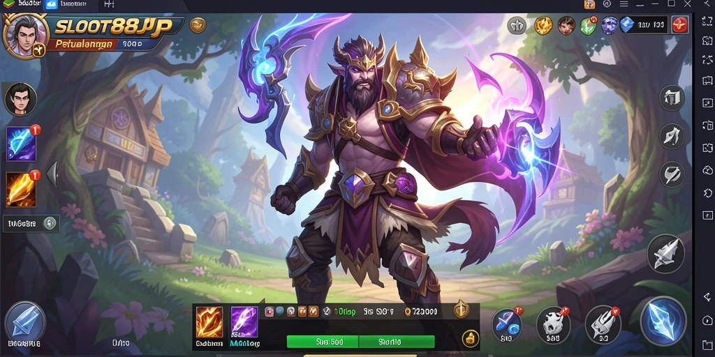 Tampilan gameplay menakjubkan dari SLOT88JP di dunia MMORPG.
