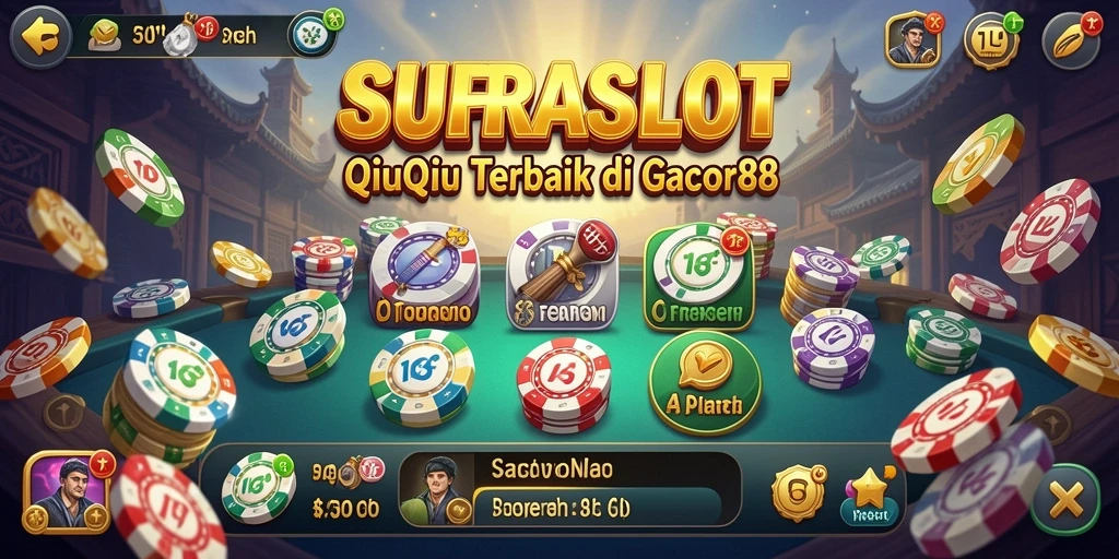 Screenshot gameplay menarik dari SUPRASLOT dengan nuansa QiuQiu.