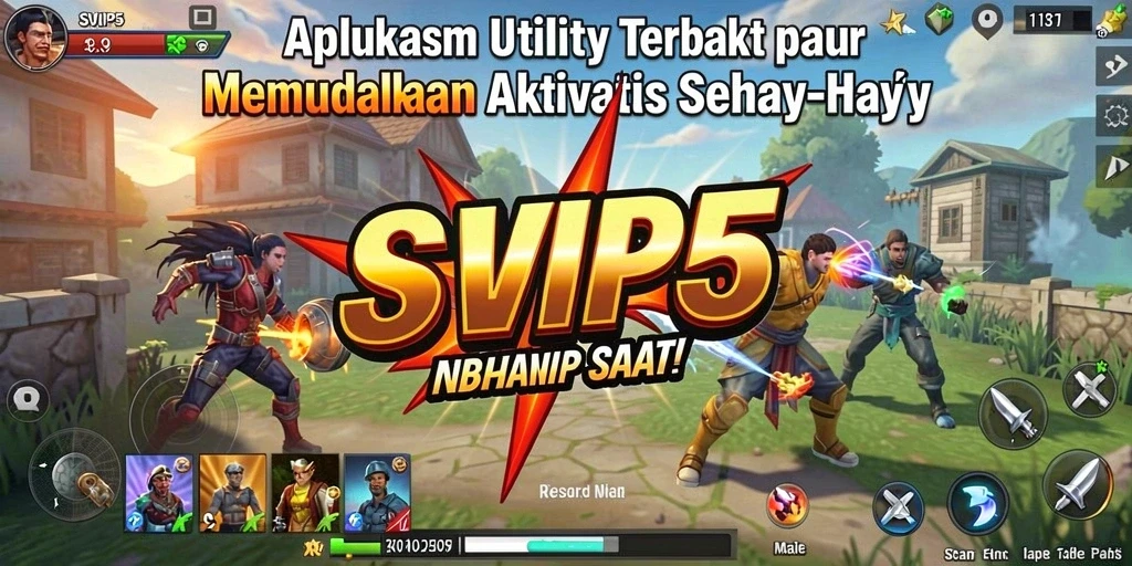 Tampilan antarmuka SVIP5 yang intuitif dan menarik.