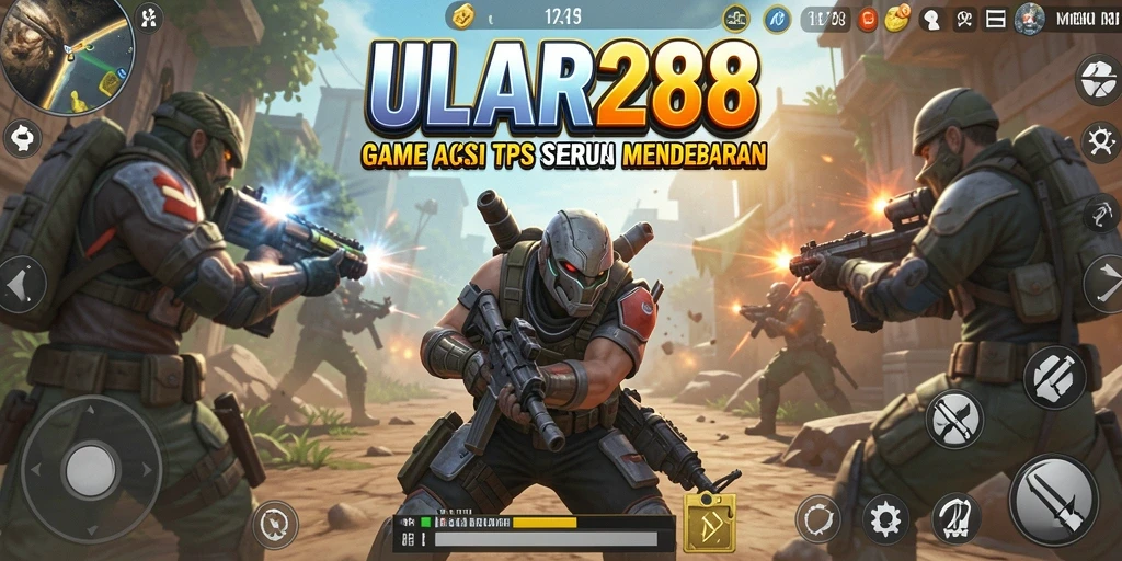 Screenshot gameplay ULAR288 yang menampilkan aksi mendebarkan di TPS.