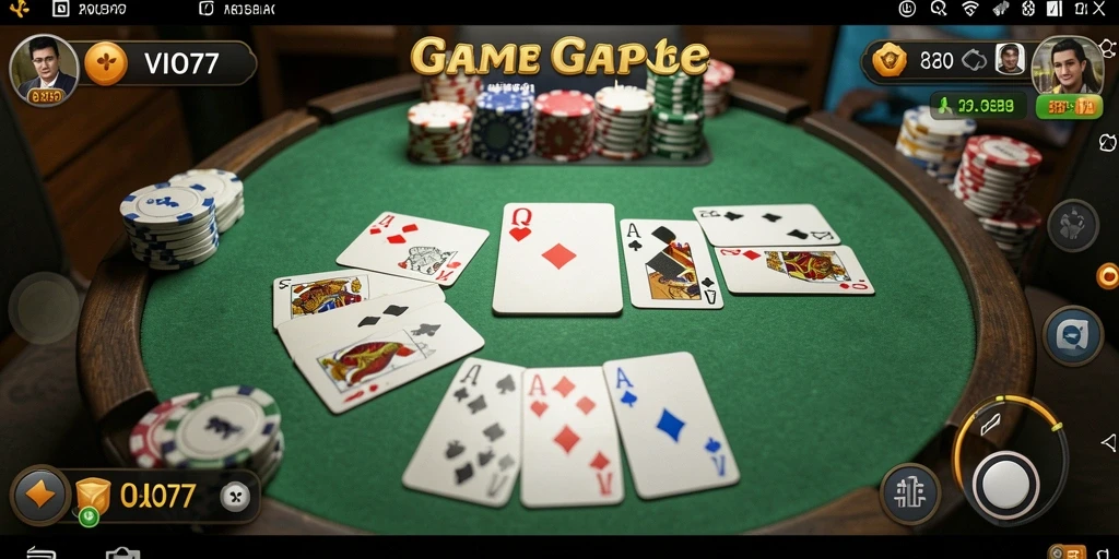 Tampilan gameplay VIO77 yang seru dan menantang di Gaple.