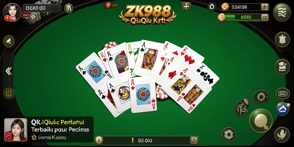 Tampilan gameplay QiuQiu di ZK988 yang seru dan menegangkan.