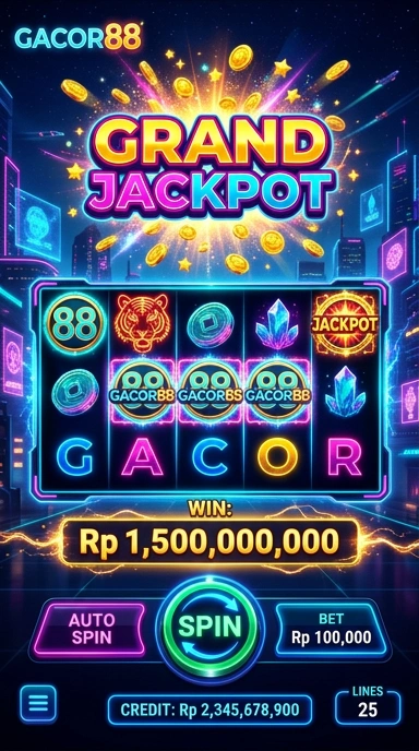 Tampilan aplikasi gacor88 yang user-friendly.